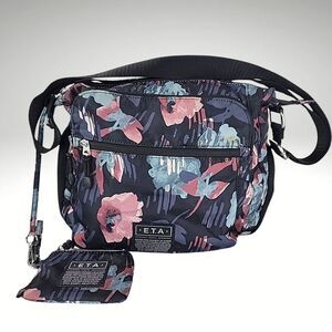 ETA Everyday Travel Adventure Crossbody Bag Purse & Wallet Multi Pocket 14x10x4